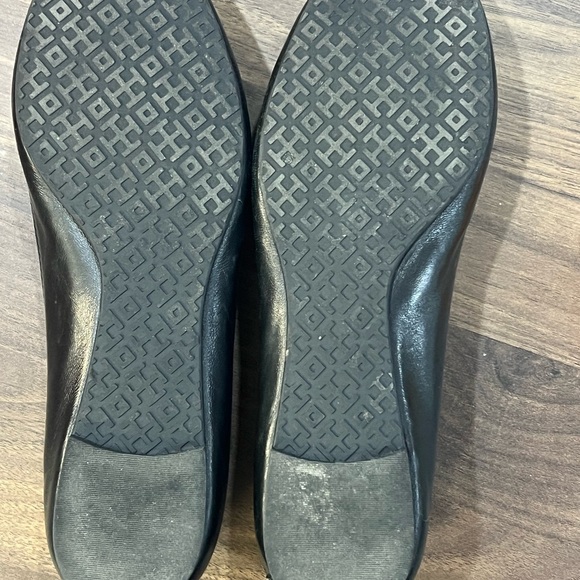 💞HP💞 Tory Burch Black REVA TRAVEL BALLET - Picture 3 of 3